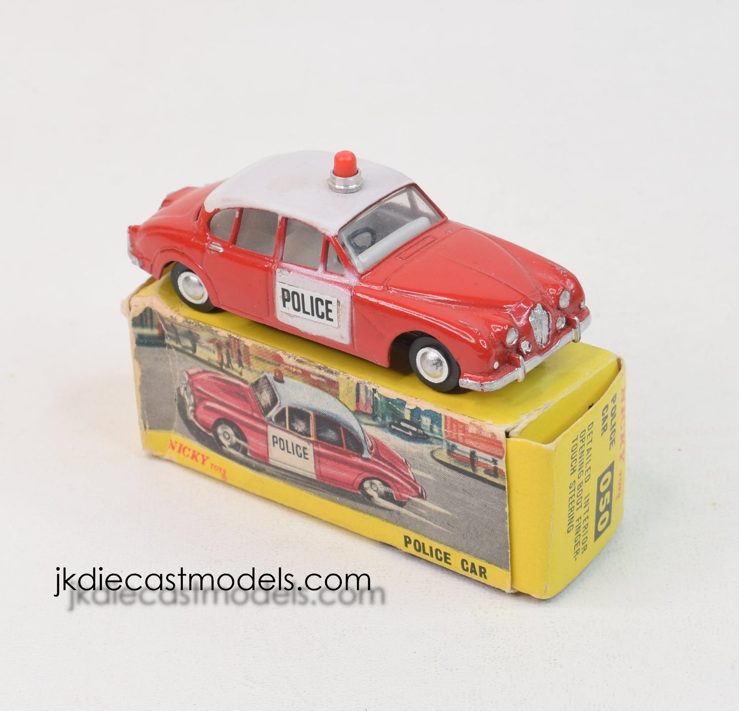 Nicky Toys 050 Jaguar 3.4 Police car Very Near Mint/Boxed