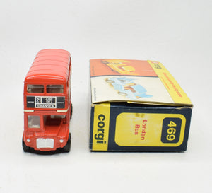 Corgi 469 Routemaster Bus 1977 'Harald Lyche's Factory Visit' Very Near Mint/Boxed 'Wickham' Collection