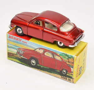 Dinky toy 156 Saab 96 Very Near Mint/Boxed 'Carlton' Collection