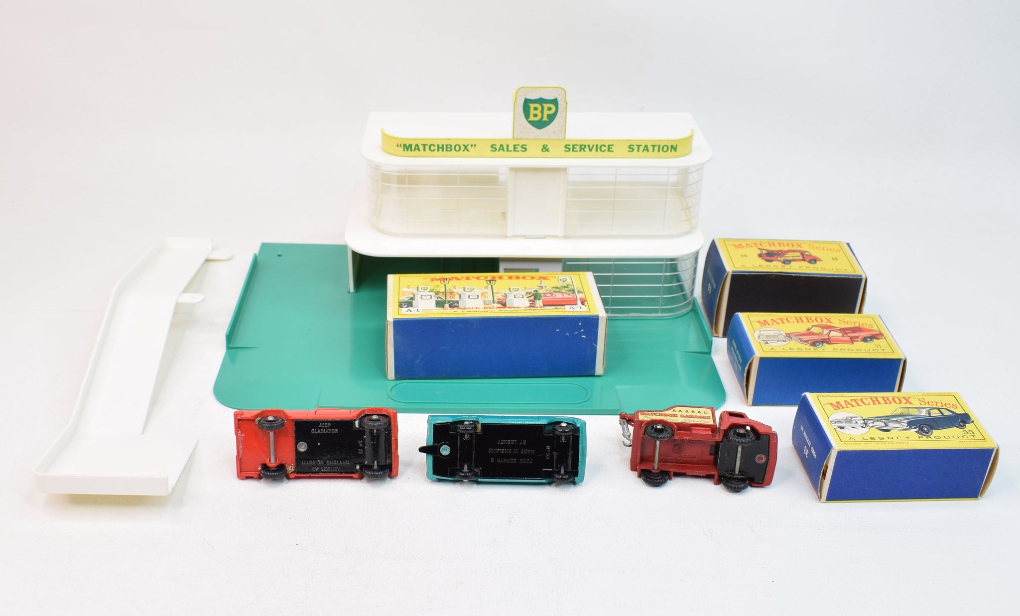 Matchbox Lesney Major Pack 1 a Caterpillar Scraper empty Repro B style Box Matchbox Lesney Major Pack 1 a Caterpillar Scraper empty Repro B style Box