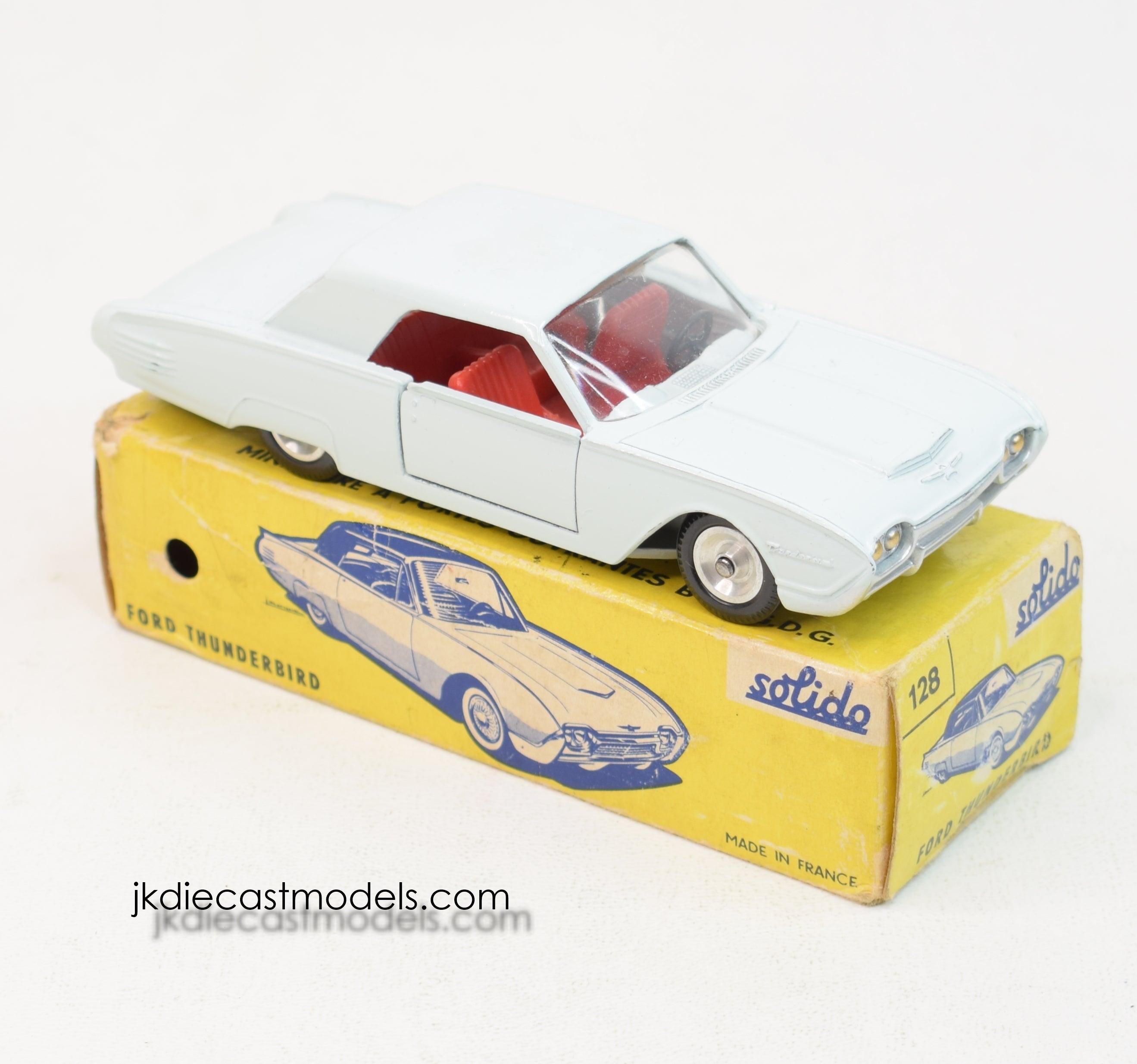 【SALE】 SOLIDO REF 128 FORD THUNDERBIRD Solido 128 Ford Thunderbird Very Near Mint/Boxed 'Lansdown