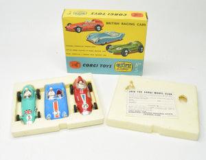 Corgi toys Gift set 5 British Racing cars Very Near Mint/Boxed 'Carlton'Collection