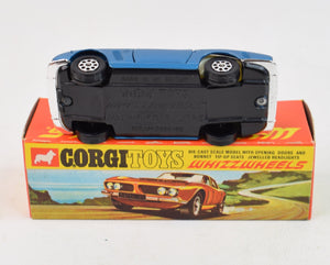 Corgi toys 301 Iso Grifo  Virtually Mint/Nice box 'Hard Rock' Collection