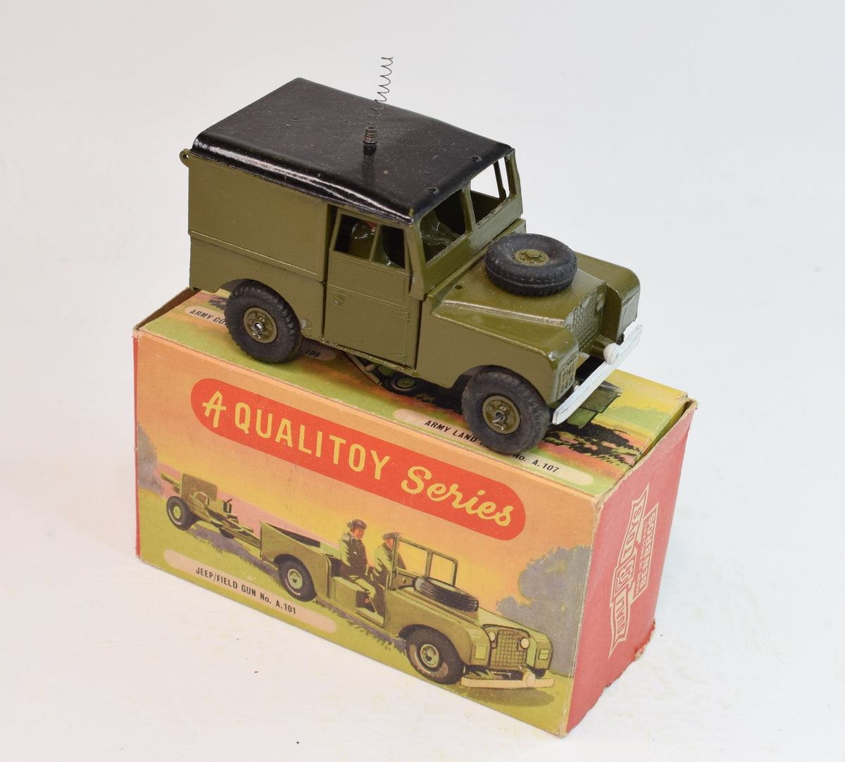 Benbros Qualitoy A.107 Army Land-Rover Very Near Mint/Boxed The 'Heritage' Collection