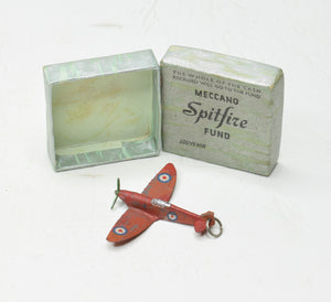 Dinky Meccano 62a Spitfire Fund Souvenir Pendant Near Mint/Boxed 1940/41