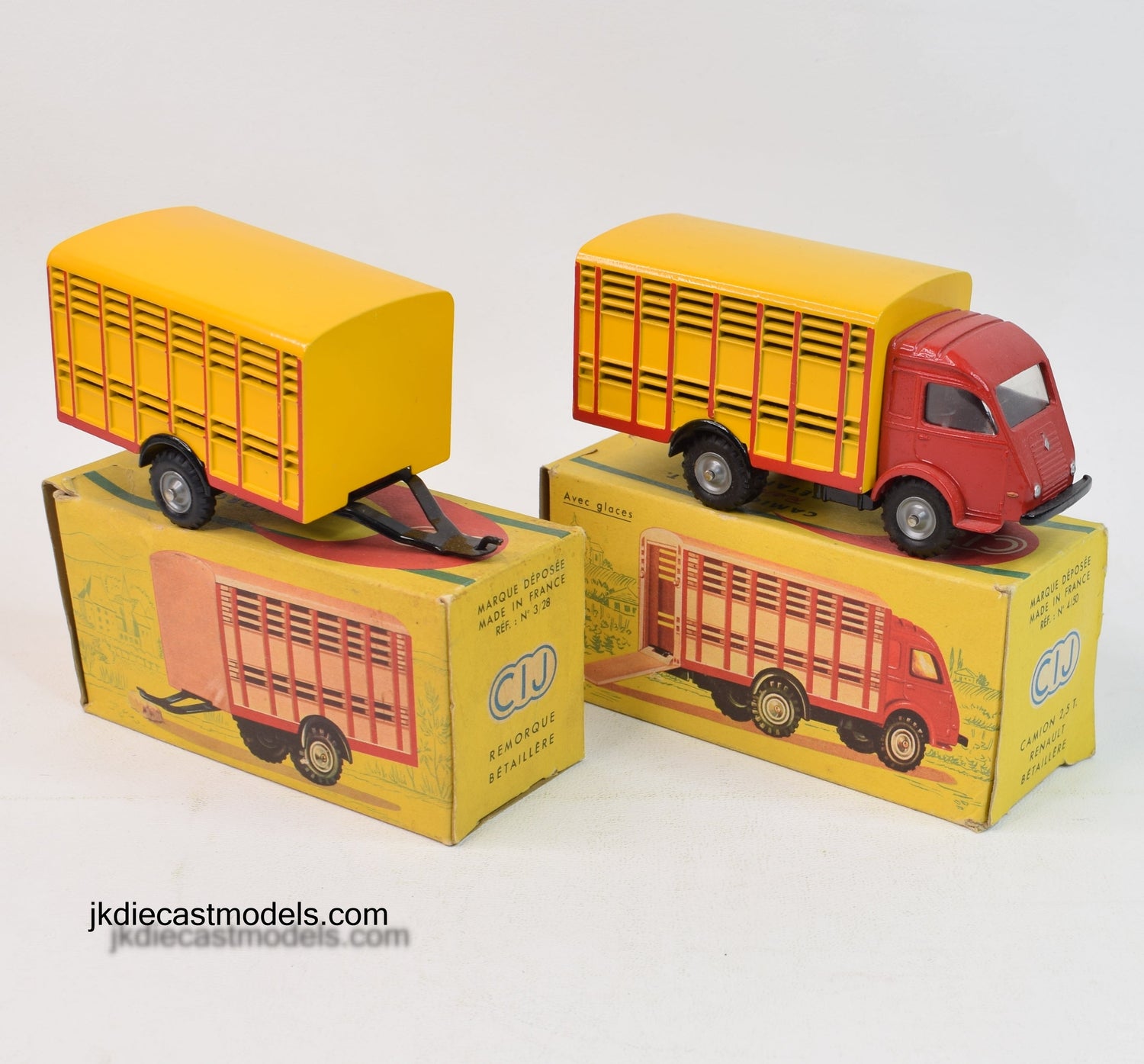 CIJ 3/28 & 4/50 Renault 2.5 & Trailer Virtually Mint/Boxed