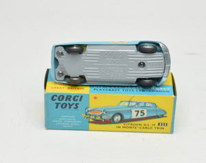 Corgi Toys 323 Citroen DS 19 Monte Carlo Virtually Mint/box