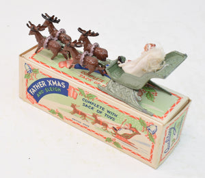 Benbros Father Christmas & Sleigh (Green Sleigh) Virtually Mint/Boxed The 'Heritage' Collection