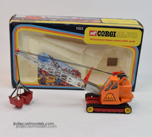 Corgi toys 1153 Priestman boom crane Virtually Mint/Boxed