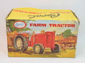 Coral toys Farm Tractor in Plastic Virtually Mint/Boxed