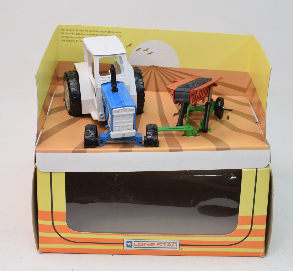 Lone Star 1703 Tractor & Elevator Very Near Mint/Boxed