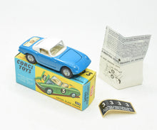 Corgi Toys 319 Lotus Elan Virtually Mint/Boxed 'Tiger in your Tank' 'Wickham' Collection