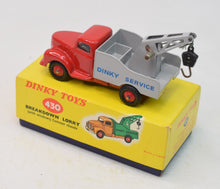 Dinky Toys 430 Commer Breakdown Virtually Mint/Boxed (Red cast hubs)