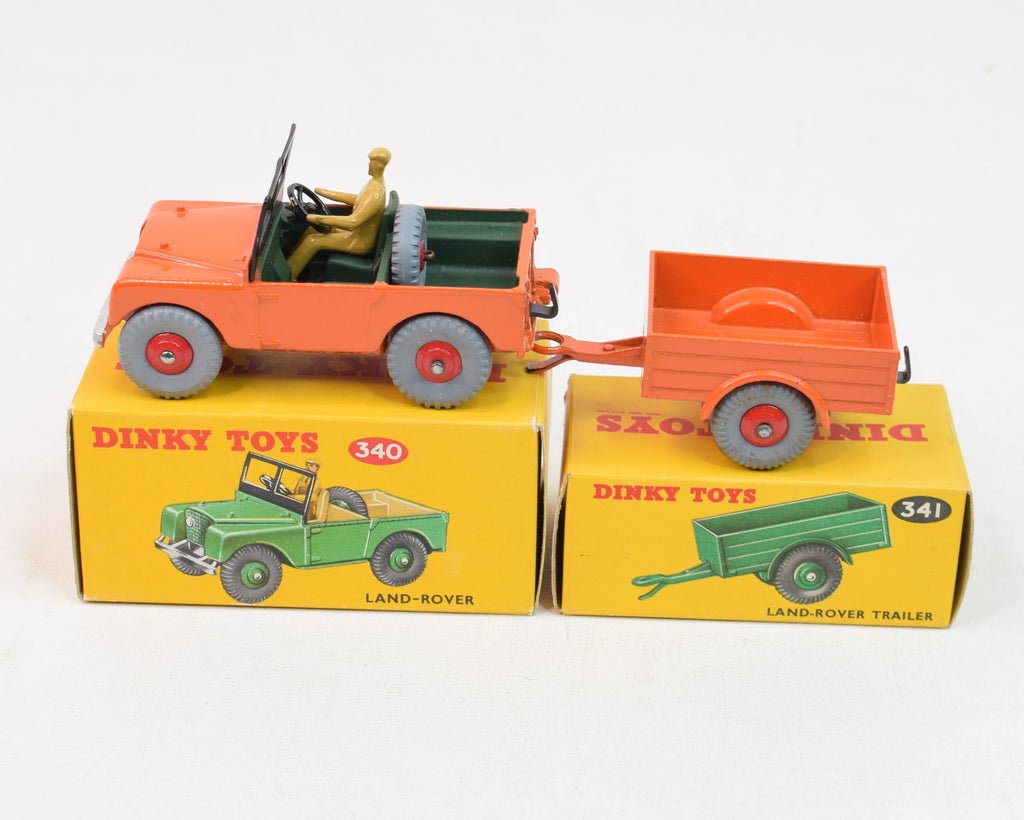 DINKY TOYS GB Réf 340/341 Land Rover Pick up avec Pilote DINKY TOYS GB Réf 340/341 Land Rover Pick up avec Pilote