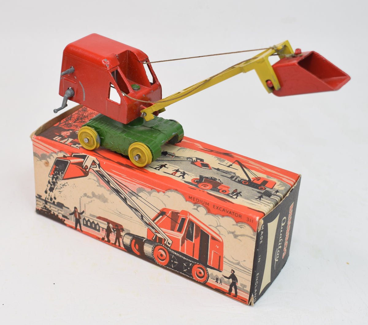 Benbros Qualitoy 311 Medium Excavator Very Near Mint/Boxed The 'Heritage' Collection