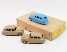 3 x Dinky Toys 40E Standard Vanguard Tarde box