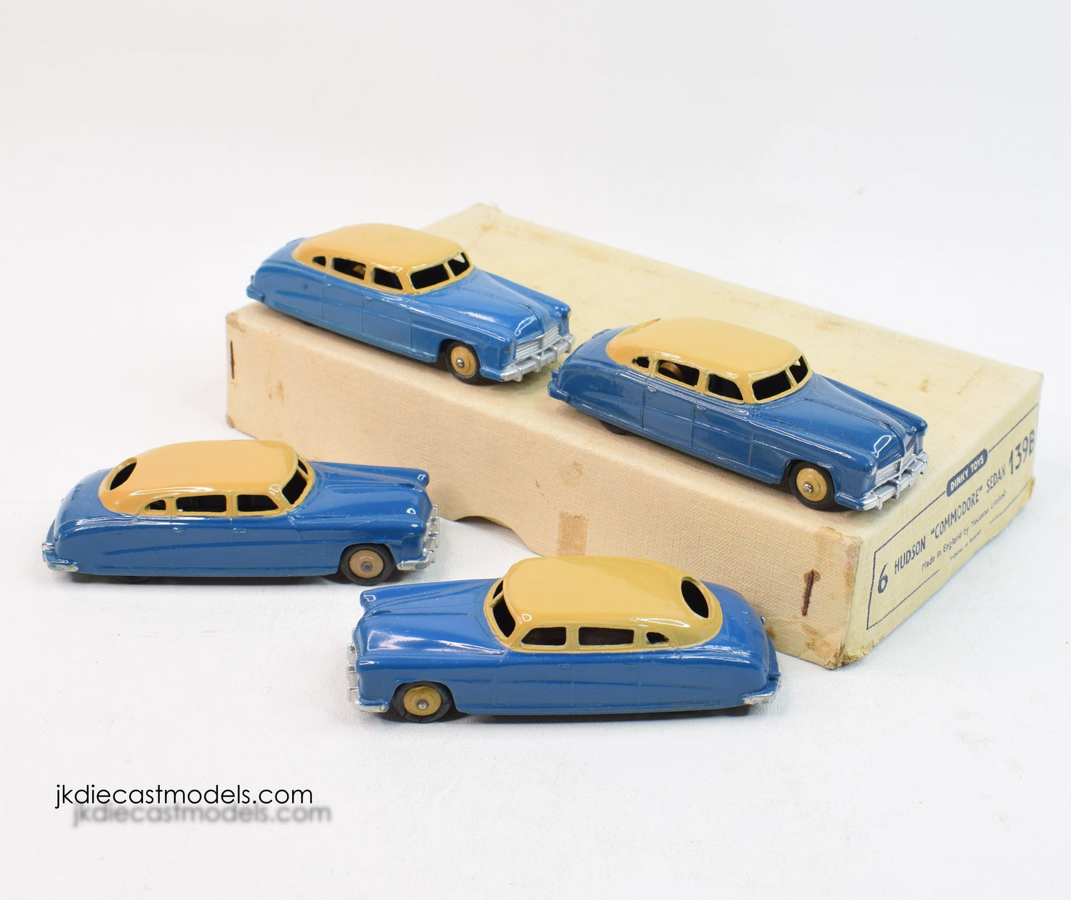 4 x Dinky toy 139b Hudson Commodore Trade box