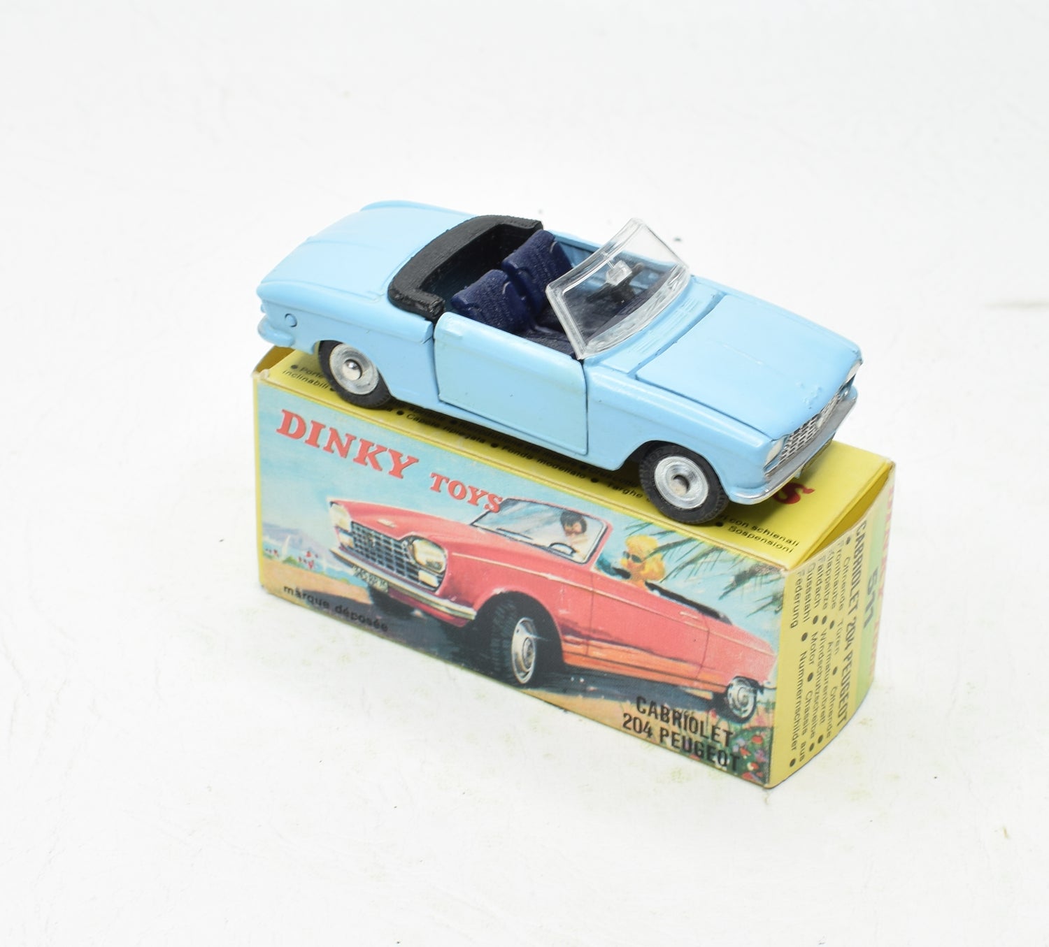 French Dinky 511 Peugeot 204 Virtually Mint/Boxed