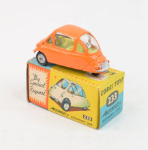 Corgi toys 233 Heinkel Virtually Mint/Boxed (cast hubs)