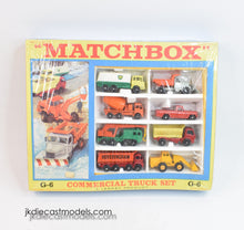 Matchbox G-6 Commercial Truck Set (1968) Mint/Boxed with cellophane