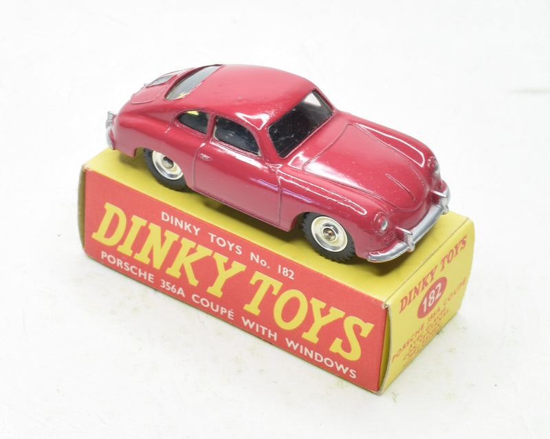 当時物】ディンキー No.182 ポルシェ 356A（Dinky 182 Porsche 356A）1