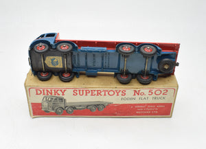 Dinky Toys 502 Foden Flat bed Very Near Mint/Boxed