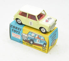 Corgi toys 227 Mini-Cooper Competition Virtually Mint/Boxed 'Ashdown' Collection