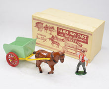 Benbros Farm Hay cart & Labourer Virtually Mint/Boxed 'Heritage' Collection
