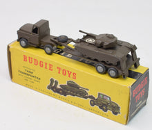 Budgie toys 222 Tank transporter Very Near Mint/Boxed (Plastic hubs)