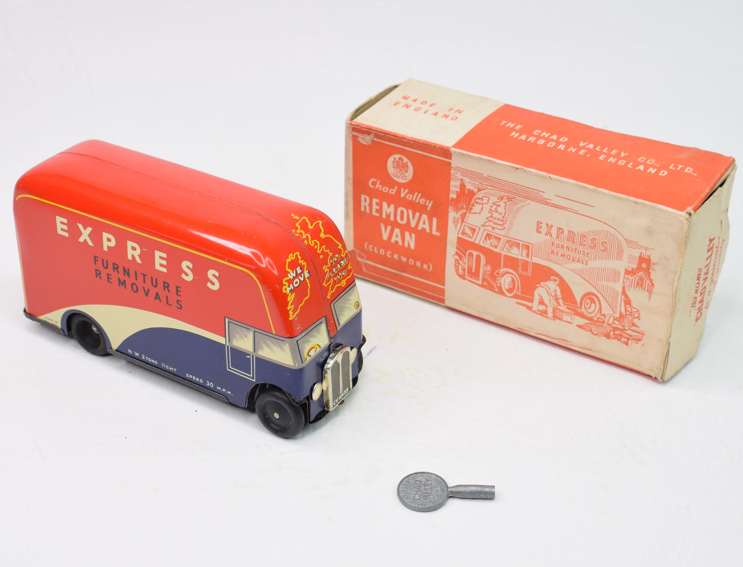 Chad Valley Removal Van Virtually Mint/Boxed