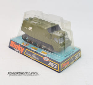 Dinky toys 353 SHADO 2 Mobile Virtually Mint/Boxed (Dark green baseplate - small rollers)