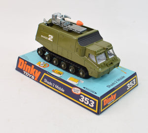 Dinky toys 353 SHADO 2 Mobile Virtually Mint/Boxed (Dark green baseplate - small rollers)