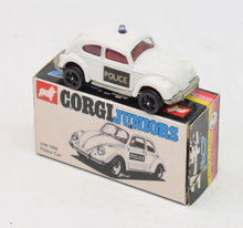 Corgi Junior 'Japanese' E 3 VW 1500 'POLICE' Virtually Mint/Boxed 'Beech House' Collection