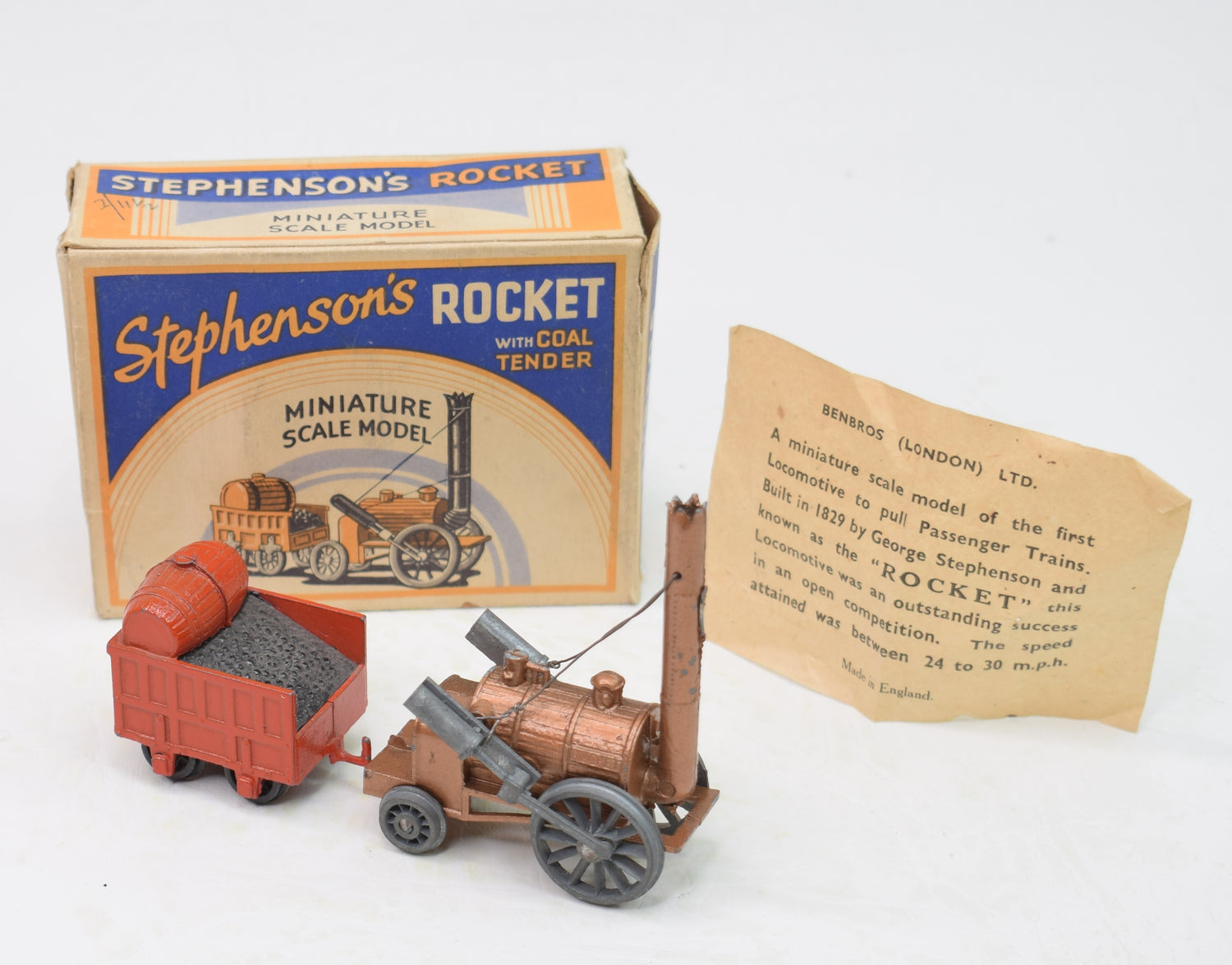 Benbros Stephenson's Rocket Virtually Mint/Boxed The 'Heritage' Collection