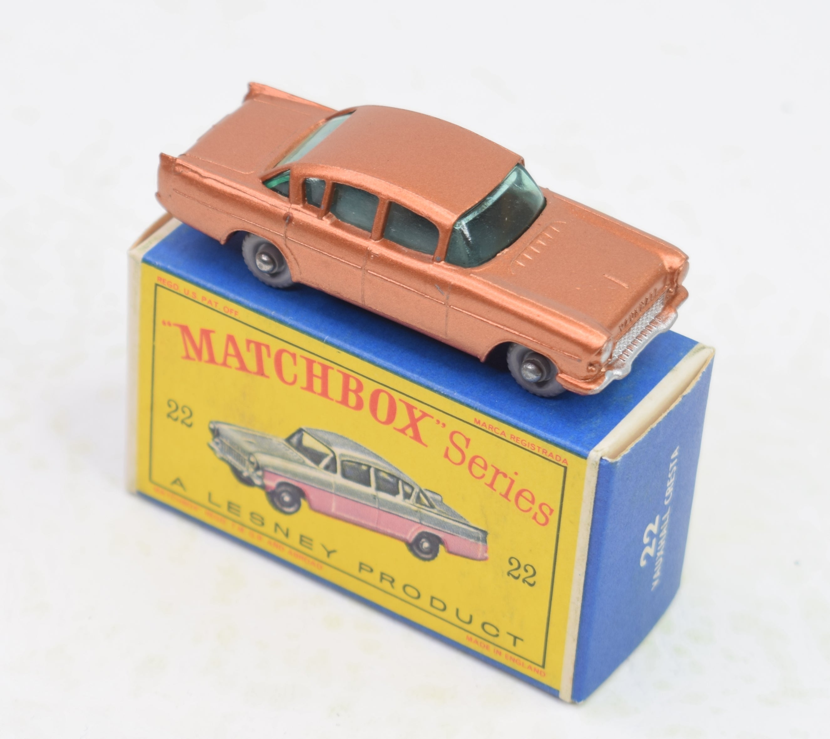 MATCHBOX No.22 Vauxhall Sedawm 1955