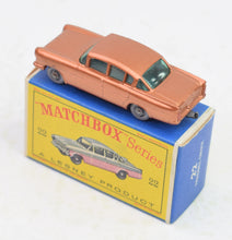 Matchbox Lesney 22 Vauxhall Cresta Virtually Mint/Boxed 'Beech House' Collection
