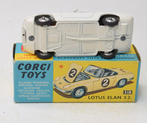 Corgi toys 318 Lotus Elan S2 Virtually Mint/Boxed (The 'Geneva' Collection)