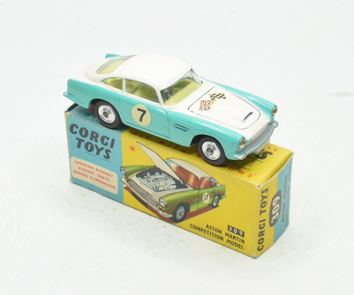 Corgi toys 309 Aston Martin Competition Very Near Mint/Boxed