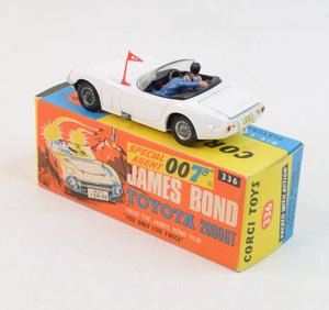 Corgi toys 336 James Bond Toyota Virtually Mint/Nice box - The 'Harrier' Collection