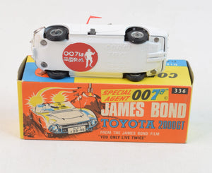 Corgi toys 336 James Bond Toyota Virtually Mint/Nice box - The 'Harrier' Collection