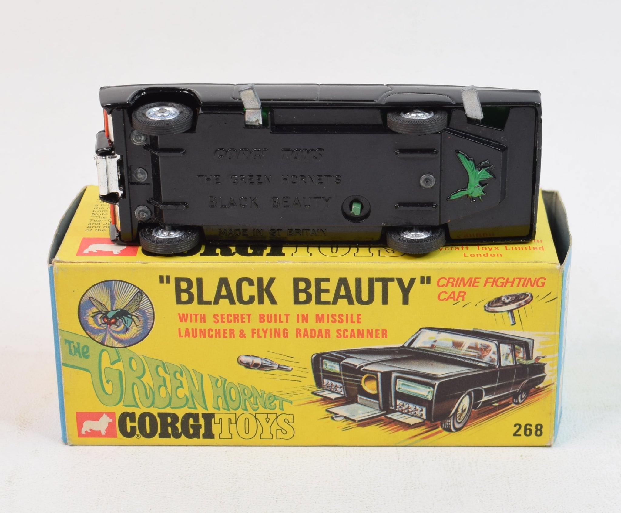 Corgi Toys GB – The Green Hornet – Réf 268 – Miniature Voiture + Boîte – Collection