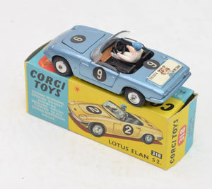 Corgi toys 318 Lotus Elan S2 Very Near Mint/Boxed 'Ribble Valley' Collection