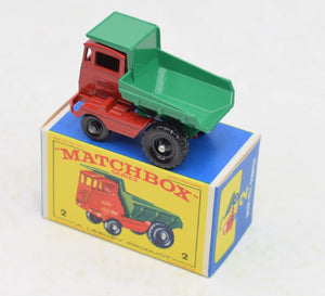 Matchbox Lesney 2 Muir-Hill Dumper Mint/Boxed (PROMOTIONAL) 'Beech House' Collection