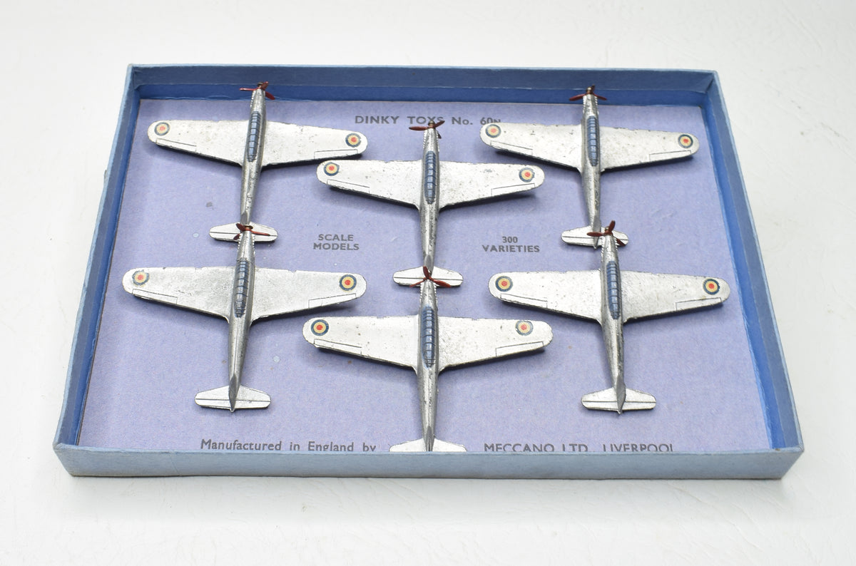 Dinky Toys 60n Fairey Battle Bomber trade set Very Near Mint/Boxed