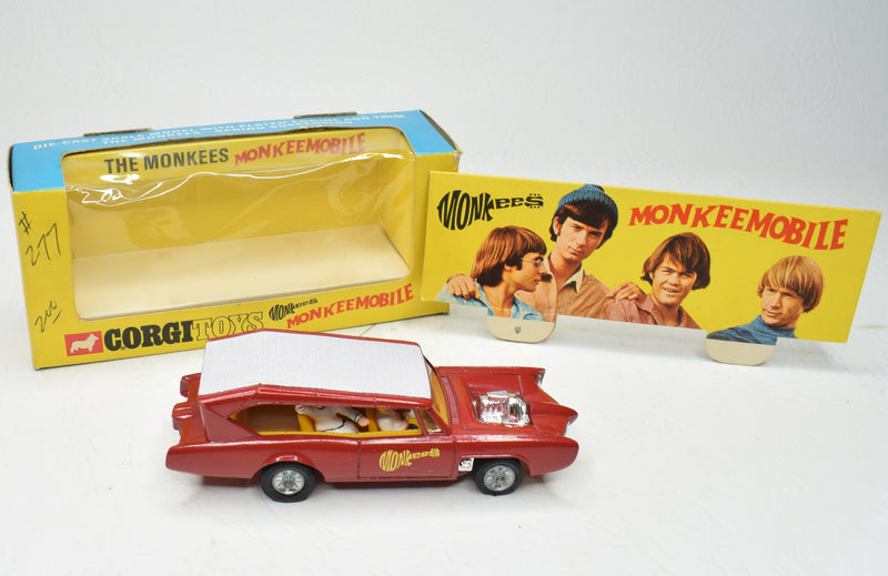 ミニカー CORGI TOYS MONKEE MOBILE 277 Corgi Toys 277 Monkeemobile with Header Card - Diecast
