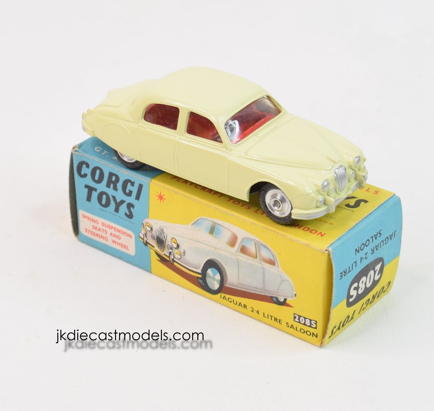 Corgi Toys 208s Jaguar 2.4 Virtually Mint/Boxed