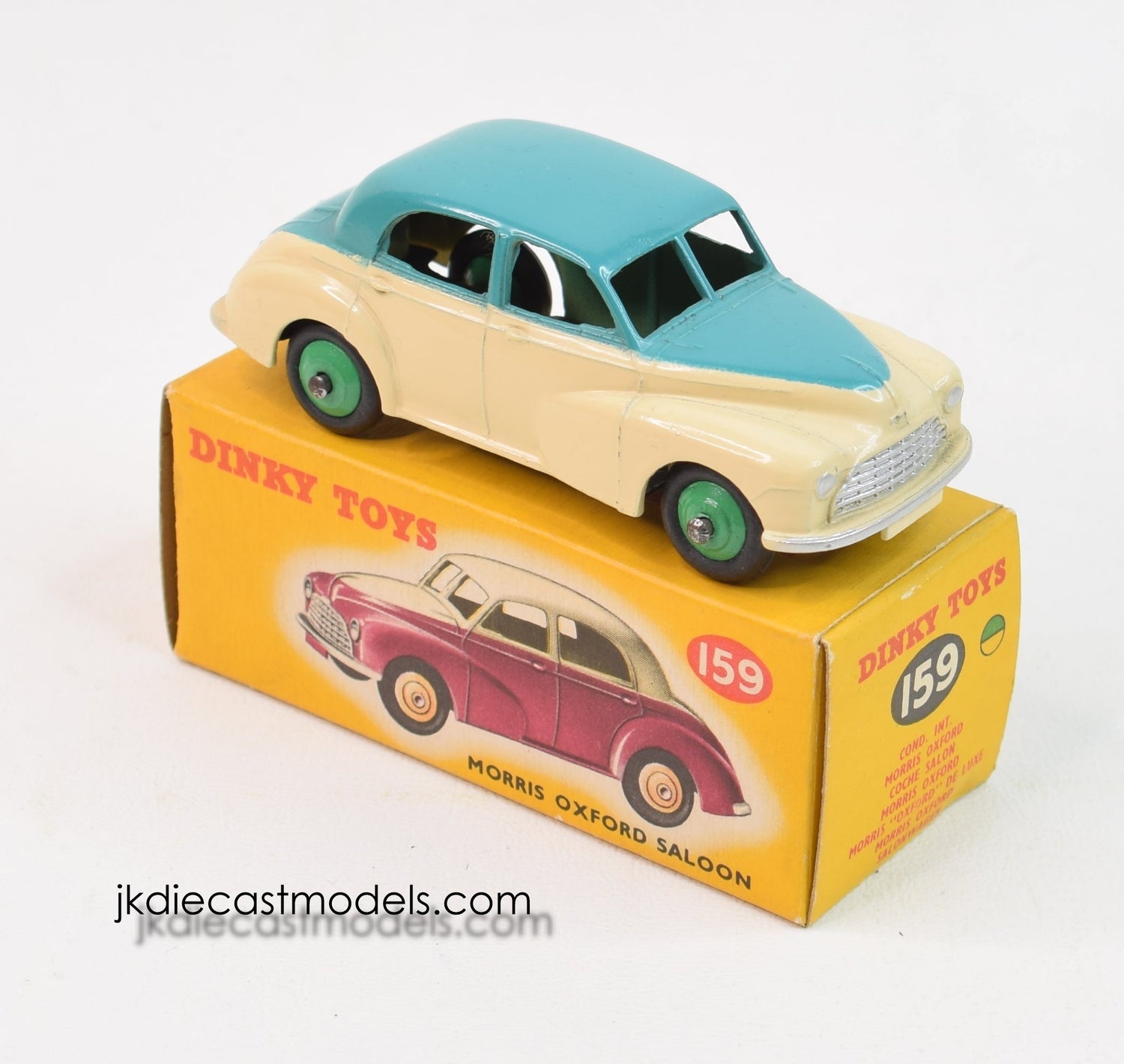 Dinky Toys 159 Morris Oxford Virtually Mint/Boxed (Turquoise) 'Sileby' Collection