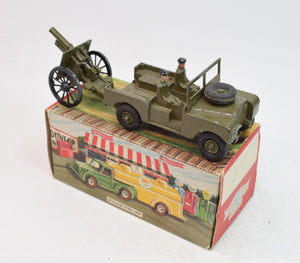 Benbros Qualitoy A.101 Army Land-Rover & Field Gun Very Near Mint/Boxed The 'Heritage' Collection