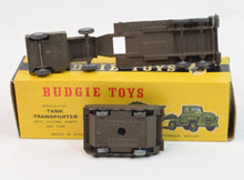 Budgie toys 222 Tank transporter Virtually Mint/Boxed (Late issue Plastic hubs)