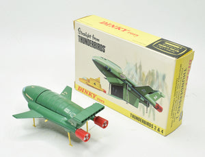 Dinky toy 101 Thunderbird 2 + 4 Very Near Mint/Boxed 'Carlton' Collection